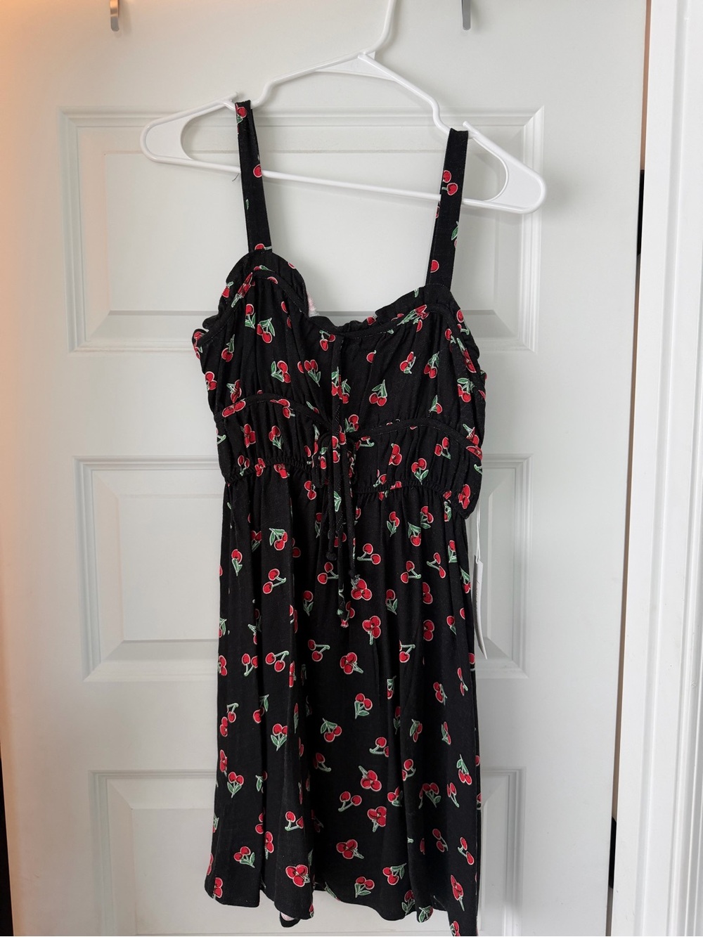 Black cherry adjustable dress